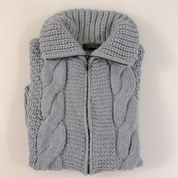 Powder Blue Knitted Sweater - Picture 8 of 8